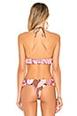 view 3 of 4 TOP BIKINI SLIDING TRIANGLE in Andalusia Frills