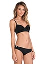 view 2 of 3 Bralette Bikini Top in Black Thunder