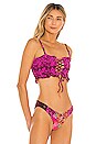 view 3 of 5 Oh La Dahlia Aphrodite Bikini Top in Pink