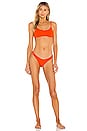 view 5 of 6 Ginger Orange Lanai Bikini Top in Orange