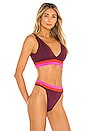 view 3 of 5 Vintage Grape Paradizzia Bikini Top in Purple