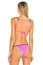 view 4 of 5 TOP BIKINI SATISFACTION in Fuchsia Agate