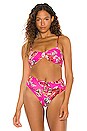 view 2 of 7 TOP BIKINI EBONY in Rose Mallow