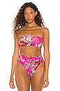 view 3 of 7 TOP BIKINI EBONY in Rose Mallow