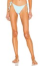 view 1 of 5 Isabella Reversible Bikini Bottom in Cloud Blue