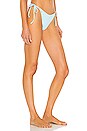 view 3 of 5 Isabella Reversible Bikini Bottom in Cloud Blue