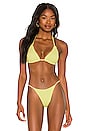 view 1 of 5 TOP BIKINI BUTTER YELLOW in Yellow
