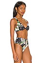 view 3 of 5 TOP BIKINI SALSA in Black Bouquet
