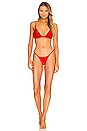 view 5 of 5 HAUT DE MAILLOT DE BAIN IVY in Red Camellia