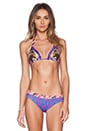 view 1 of 3 TOP BIKINI MAJORELLE STALLION in Royal & Coral