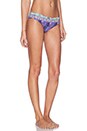 view 2 of 4 PINEAPPLE STAKES 비키니 하의 in Aqua & Purple