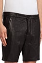 view 4 of 5 Manuel Leather Short in Black