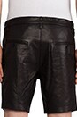 view 5 of 5 Manuel Leather Short in Black