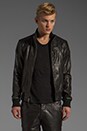 view 1 of 5 Marco Leather Jacket in Black