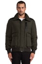 view 5 of 8 Diego Bomber Jacket w/ Fur Lined Hood in Army