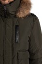view 7 of 8 Diego Bomber Jacket w/ Fur Lined Hood in Army