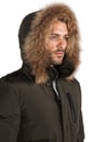 view 8 of 8 Diego Bomber Jacket w/ Fur Lined Hood in Army