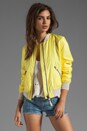 view 1 of 4 Meri Packable Rainwear Jacket in Neon Yellow