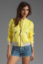 view 2 of 4 Meri Packable Rainwear Jacket in Neon Yellow