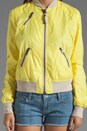 view 4 of 4 Meri Packable Rainwear Jacket in Neon Yellow