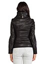 view 6 of 8 Veruca Distressed Leather Jacket in Black