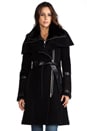 view 4 of 8 Isabel Solid Wool Coat in Black