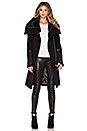 view 1 of 5 Isabel Coat with Sheepskin in Black