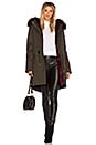 view 1 of 4 Rena Fur Lined Parka in Army & Berry