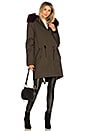 view 2 of 4 Rena Fur Lined Parka in Army & Berry