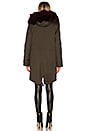 view 4 of 4 Rena Fur Lined Parka in Army & Berry