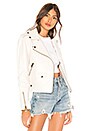 view 2 of 4 Baya Leather Jacket in White
