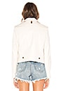 view 3 of 4 Baya Leather Jacket in White