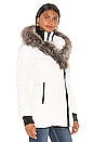 view 3 of 5 Adali Jacket With Fur Collar in Off White