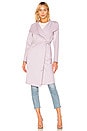 view 2 of 4 MANTEAU EN LAINE LEORA in Lilac