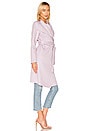 view 3 of 4 MANTEAU EN LAINE LEORA in Lilac