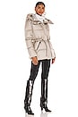 view 3 of 4 Freya Puffer Jacket in Champagne-Black