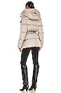 view 4 of 4 Freya Puffer Jacket in Champagne-Black