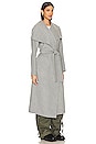 view 3 of 4 Mai Wool Coat in Grey Melange
