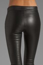 view 6 of 6 Navi Stretch Leather Pant in Black