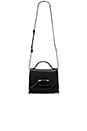 view 5 of 5 Keeley Crossbody Bag in Black & Gunmetal