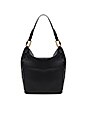view 2 of 5 Fiore Hobo Bag in Black & Brass