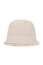 view 1 of 2 Crochet Hat in Beige