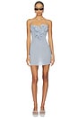 view 1 of 4 Sleeveless Mini Dress in Light Blue