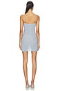 view 3 of 4 Sleeveless Mini Dress in Light Blue