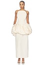 view 1 of 3 Strapless Maxi Dress in Cream