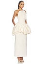 view 2 of 3 Strapless Maxi Dress in Cream