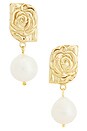 view 1 of 2 PENDIENTES in Gold