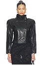view 1 of 5 Leather Jacket in Black