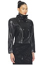 view 2 of 5 Leather Jacket in Black