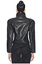 view 4 of 5 Leather Jacket in Black